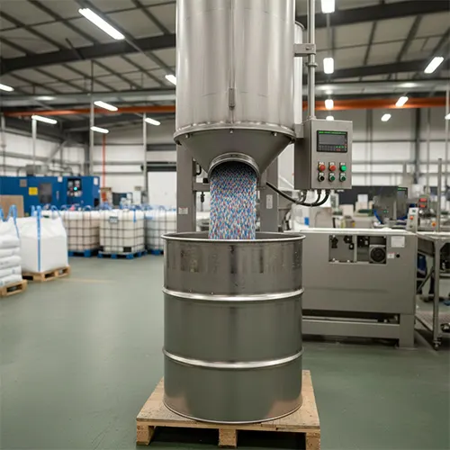 دستگاه میکسر مواد پلاستیک در حال کار